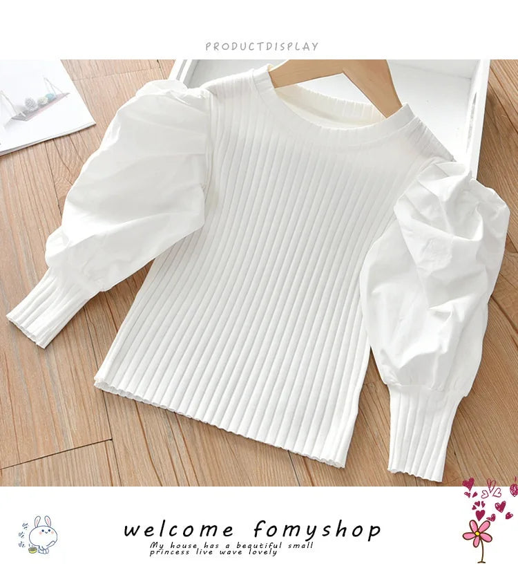 White Baby Girls Shirt