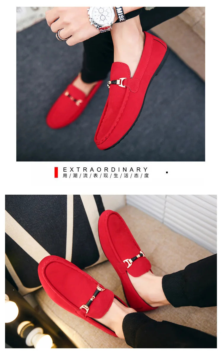 Slip-on Loafers Suede Shoe