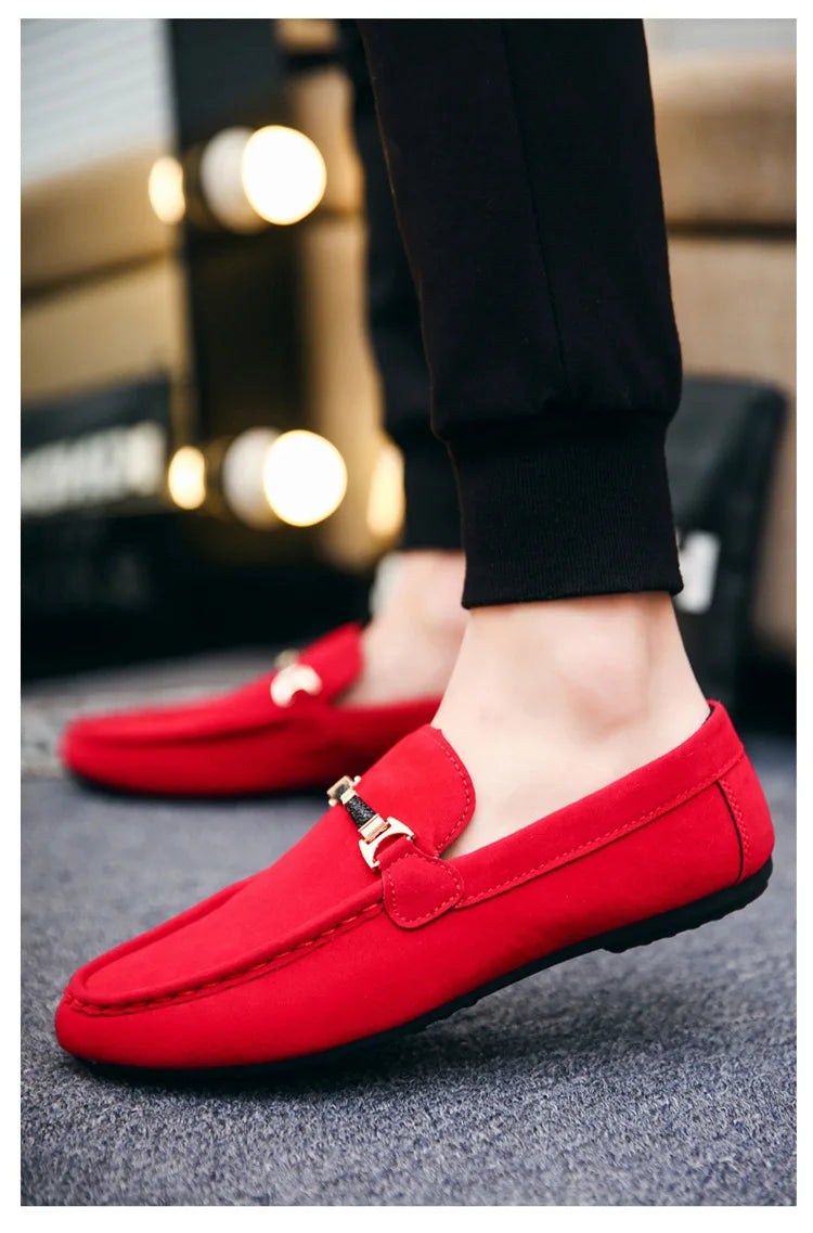 Slip-on Loafers Suede Shoe