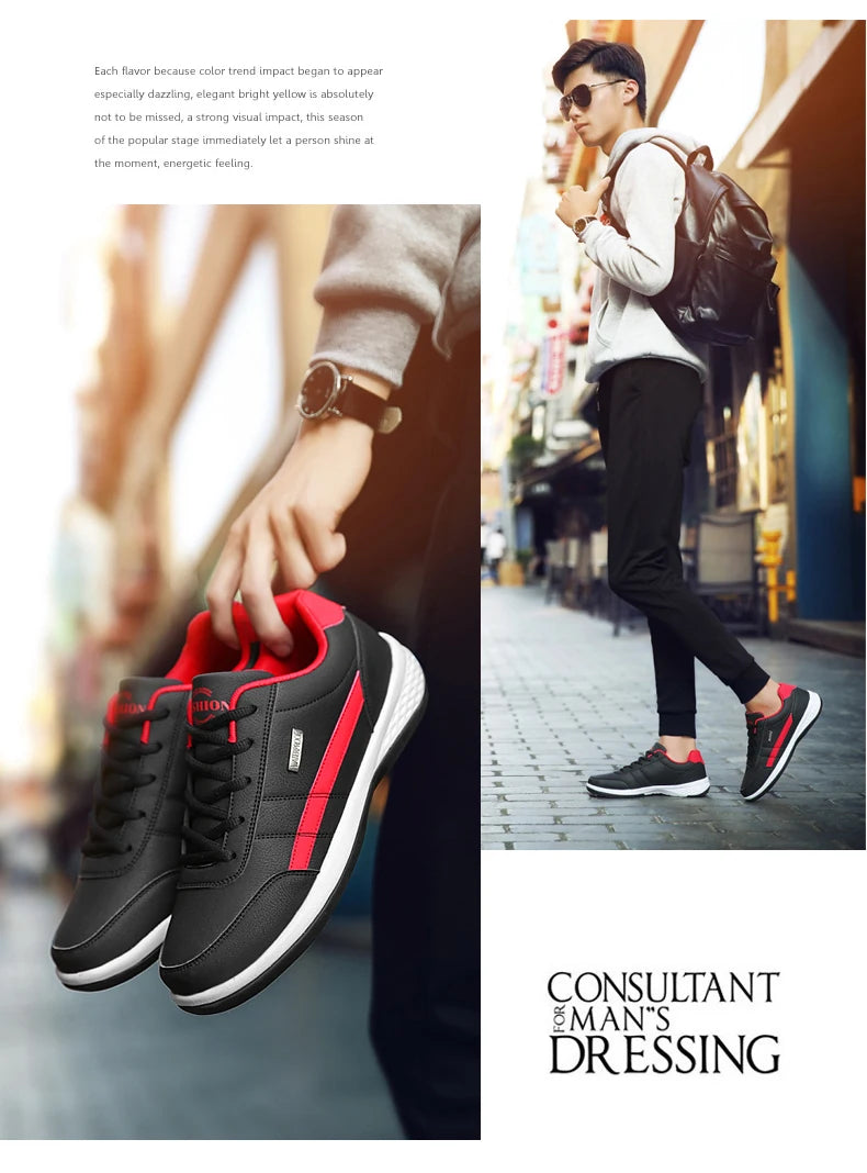 Pu Leather Men Shoe