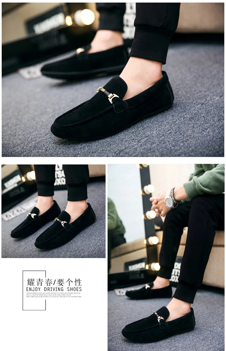 Slip-on Loafers Suede Shoe