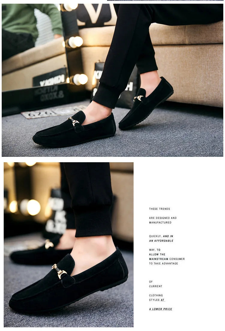 Slip-on Loafers Suede Shoe