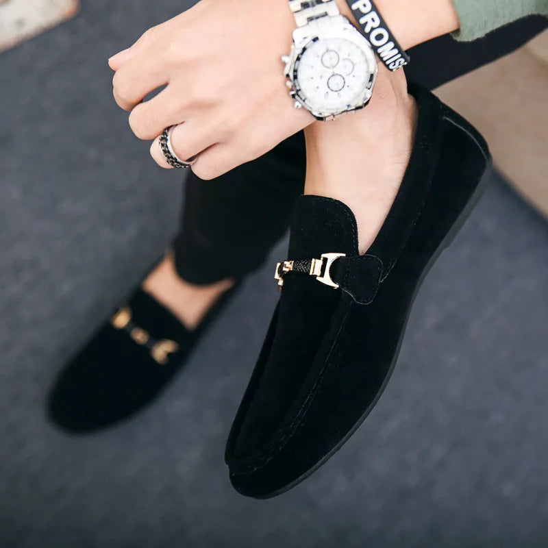 Slip-on Loafers Suede Shoe