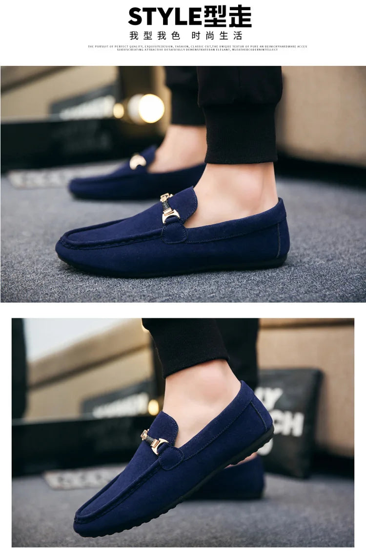 Slip-on Loafers Suede Shoe