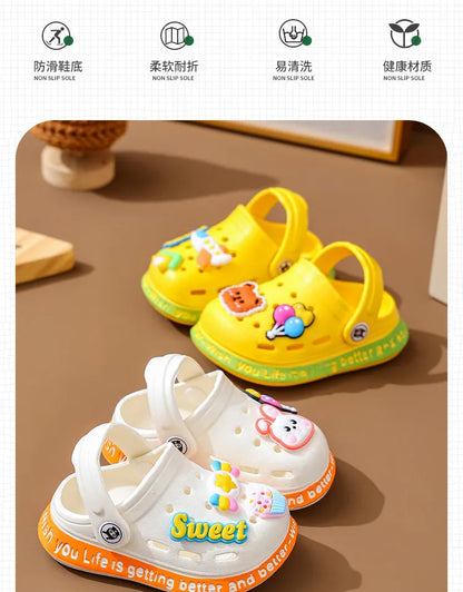 Cartoon Flip Flop Crocs Shoe